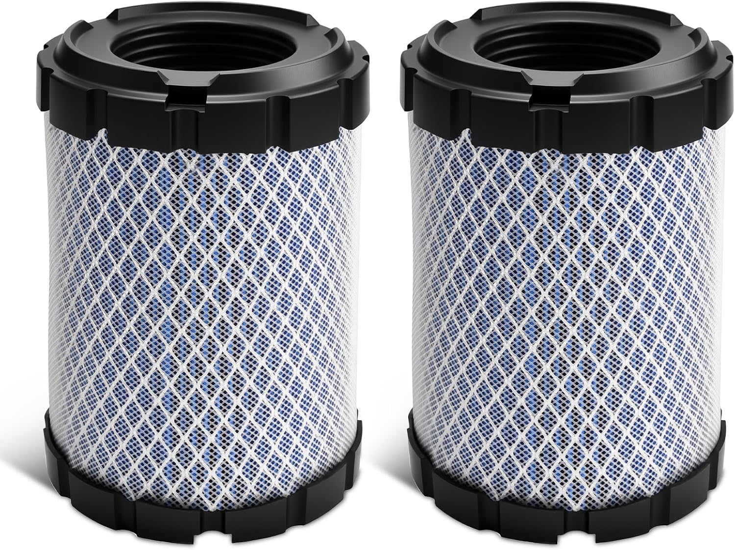 2 PCS Air Filter Compatible with Kawasaki FT691V FT730V FT730 FT651V 4 Stroke Engine for Lawn Mower Replace 11013-0807