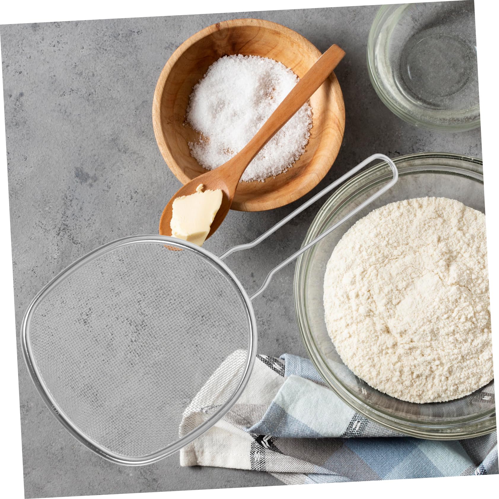 Colador de Malla Fina de Acero Inoxidable: una Herramienta de Cocina versátil para Colar, tamizar y filtrar