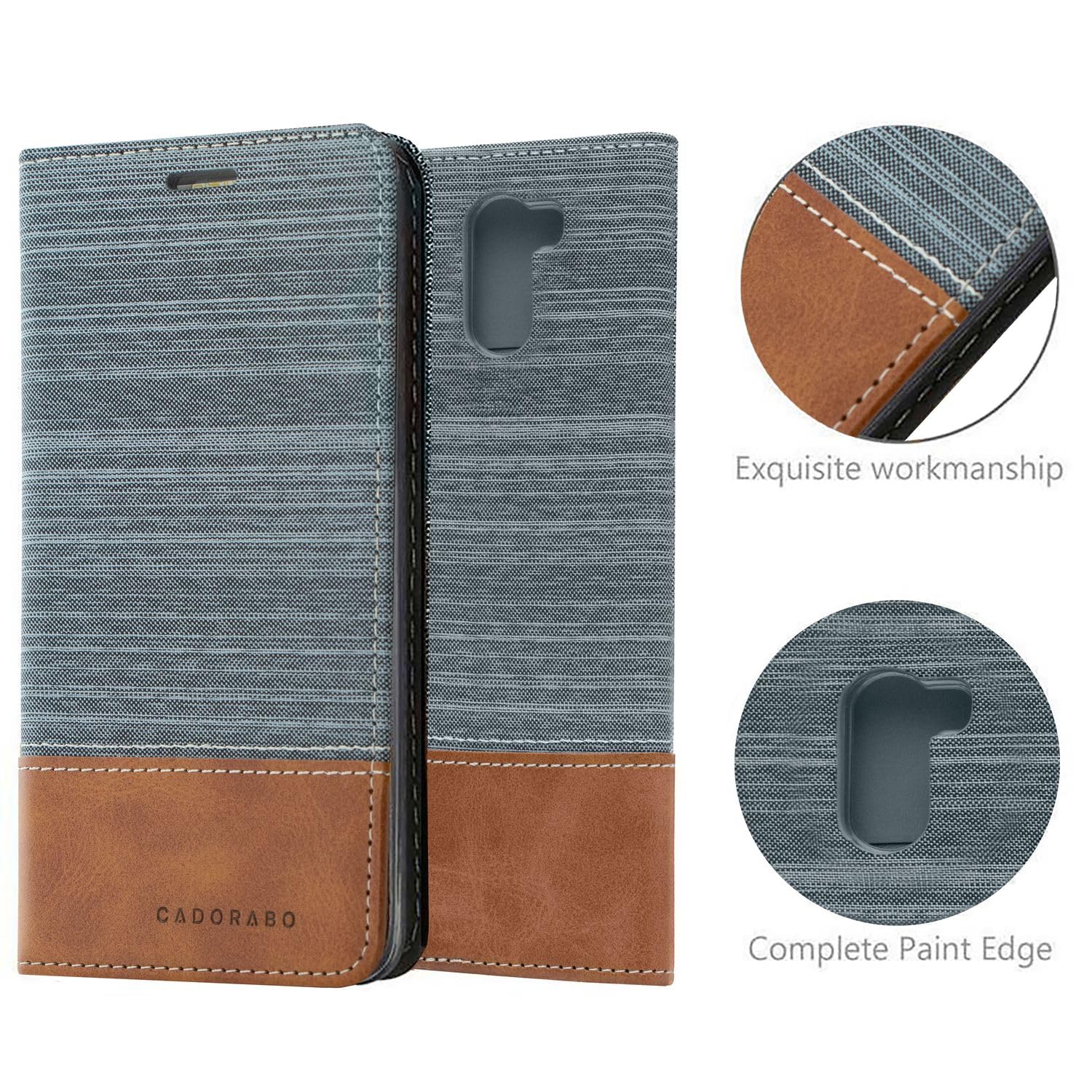 Cadorabo Custodia per BQ Aquaris U PLUS Book Cover (BQ