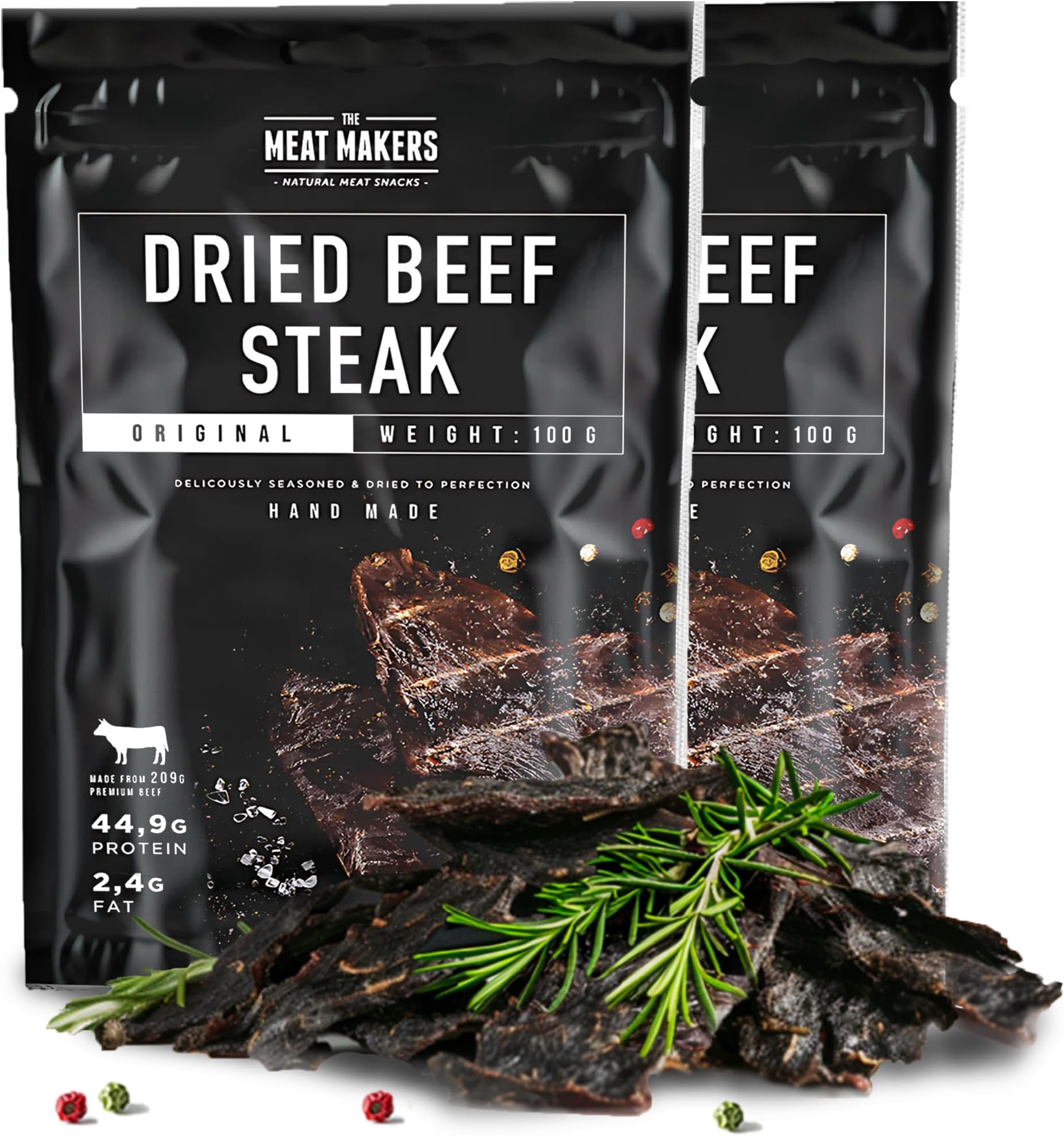 The Meat Makers Original Taste Dried Beef Steak, 200g