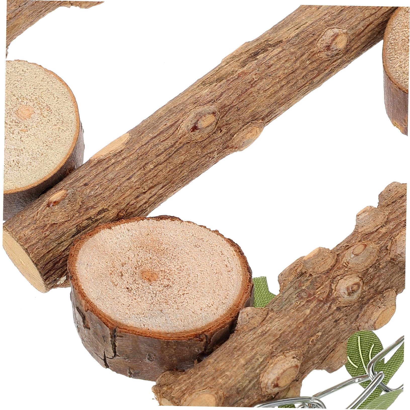 Kisangel 5stücke Parrot Swing Holzspielzeug Für Vögel Hängende Schaukel Aus Natürlichem Holz Für Wellensittiche Und Nymphensittiche Fördert Spiel Klettern Und Balance Im Vogelkäfig