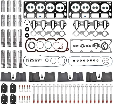 5.3 AFM DOD Lifters Kit Head Gasket Set for GMC Chevy Buick 5.3L 2007-2013 | Fit For Chevy Silverado Suburban 1500 Avalanche Tahoe GMC Sierra Envoy Yukon Buick Rainier Isuzu Saab 9-7x HS26191PT 12639516