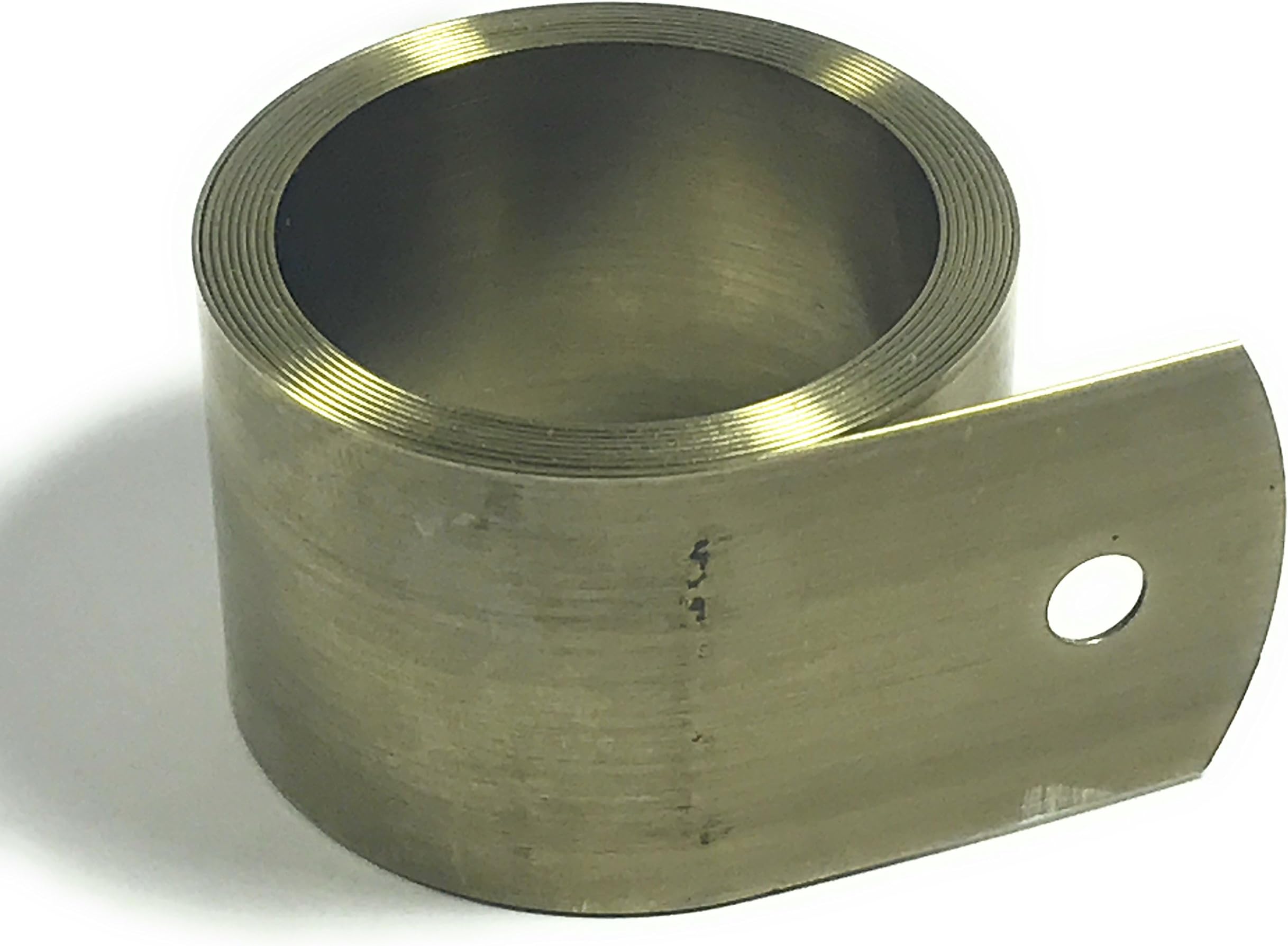 SUS301 Constant Force Spring，Load 8.82 lbs，ID 1.17",OD 1.49",Total Length 39.37",EXTANDED Length 33",Material Wideness 1",Material Thickness 0.0157",Pack of 5