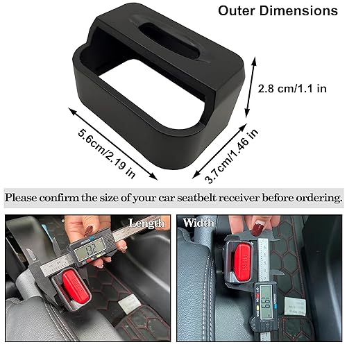 Miniatura 2 de Protector de hebilla para cinturón de seguridad de automóvil, bloqueo de cinturón de seguridad para niños, funda de bloqueo de cinturón de seguridad