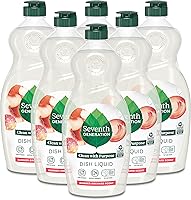 Vista 25 de Seventh Generation Jabón Líquido para Platos Ralladura de Clementina Hierba Limón Jabón Líquido Lavavajillas 19 oz