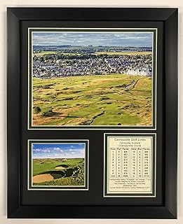 Legends Never Die Carnoustie Golf Links - Framed 12"x15" Double Matted Photos