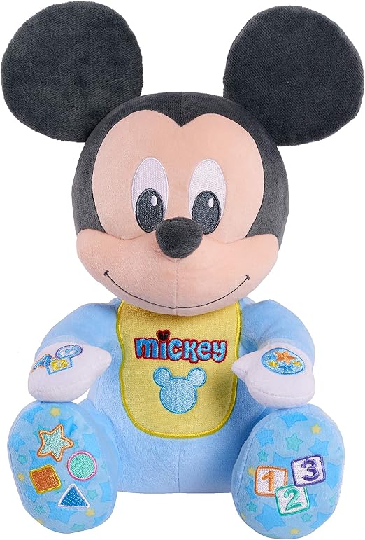 Disney Baby Musical Discovery Plush Mickey Mouse, Officially Licensed Kids Toys for Ages 06 Month by Just Play