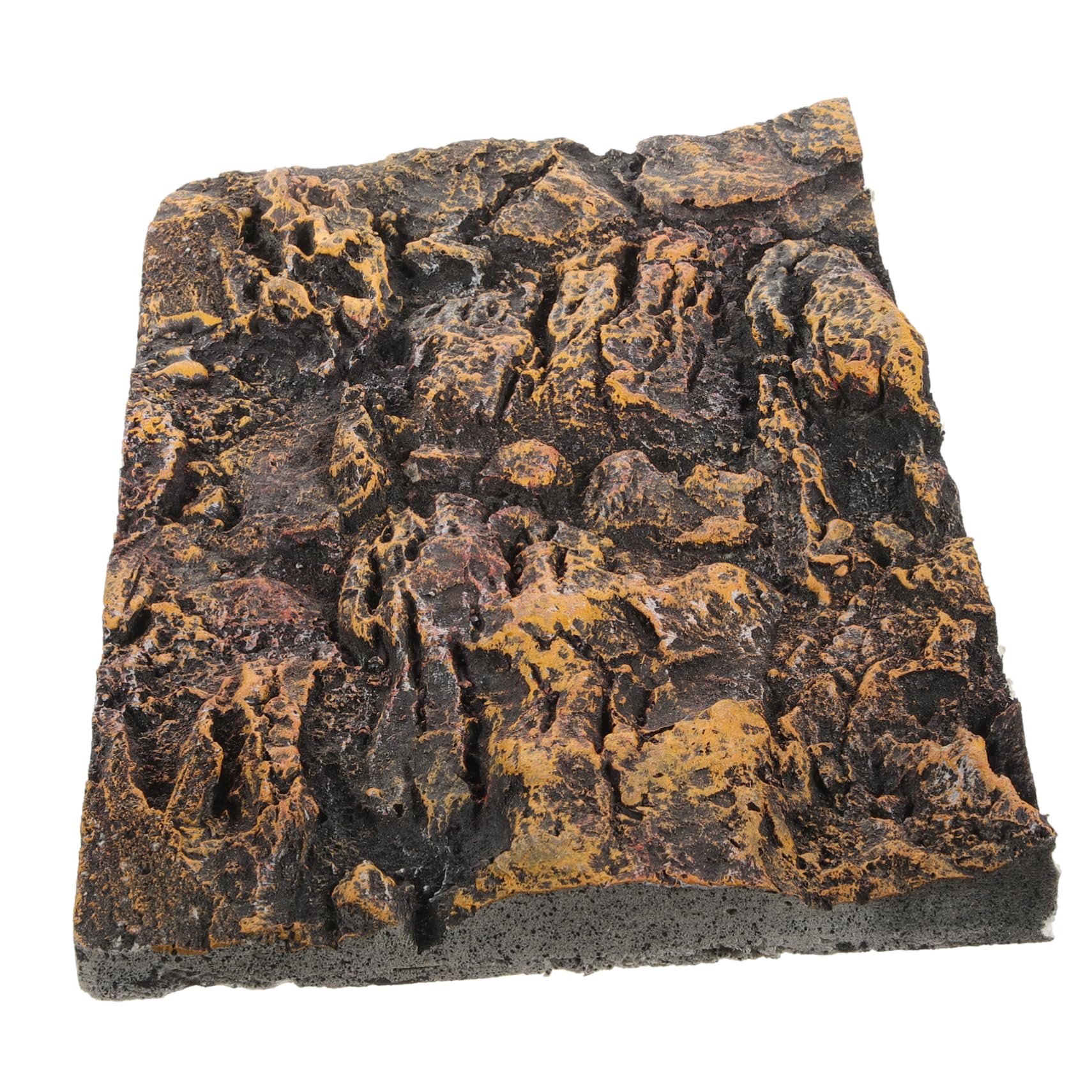 Abaodam 10piezas Fondo Decorativo para Acuarios y Terrarios Diseño De Rocas para Tanques De Reptiles y Peceras Fácil Instalación Resistente Olores para Tortugas y Reptiles