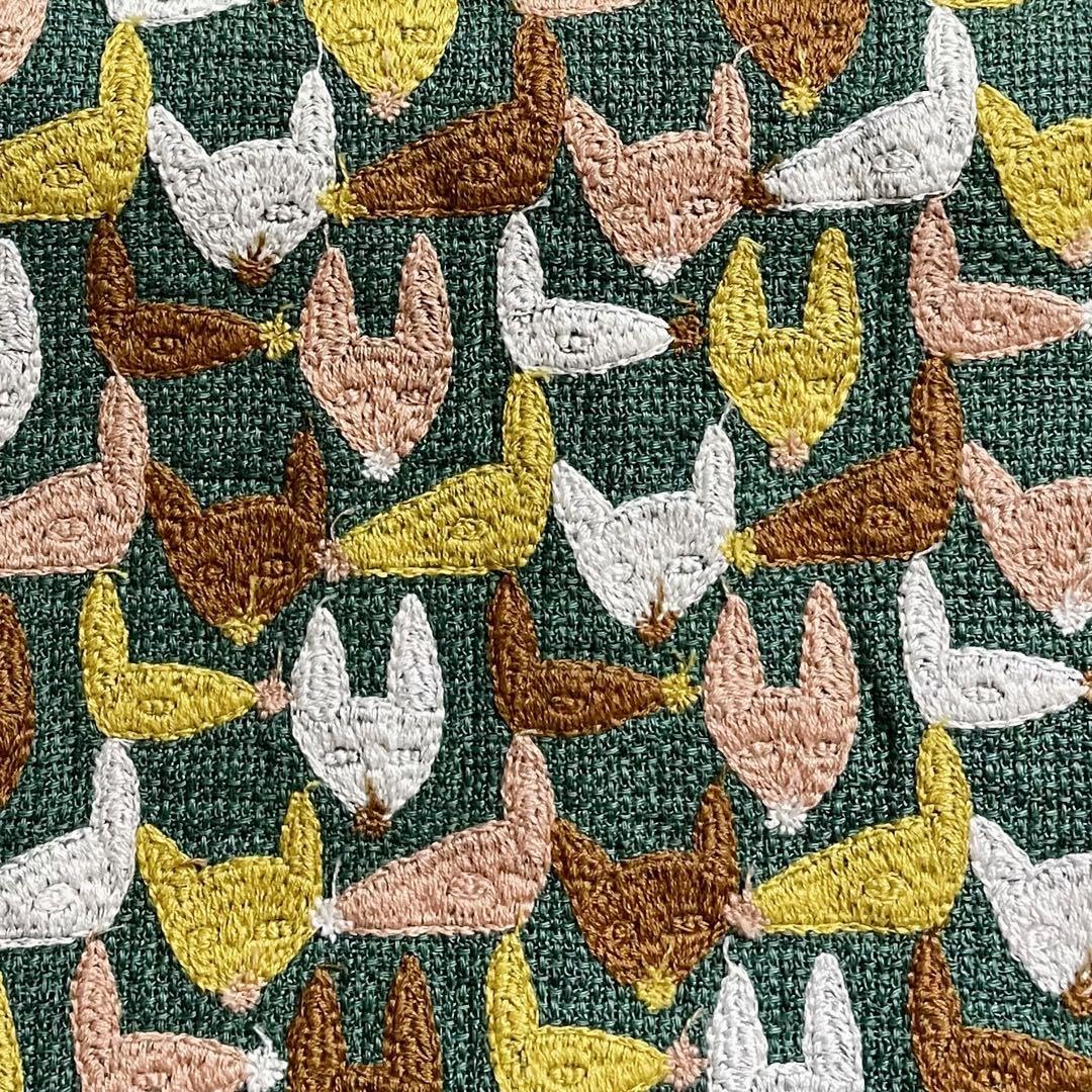 Amazon.co.jp: ミナペルホネン repo 生地巾半分72×43 green ラスト  