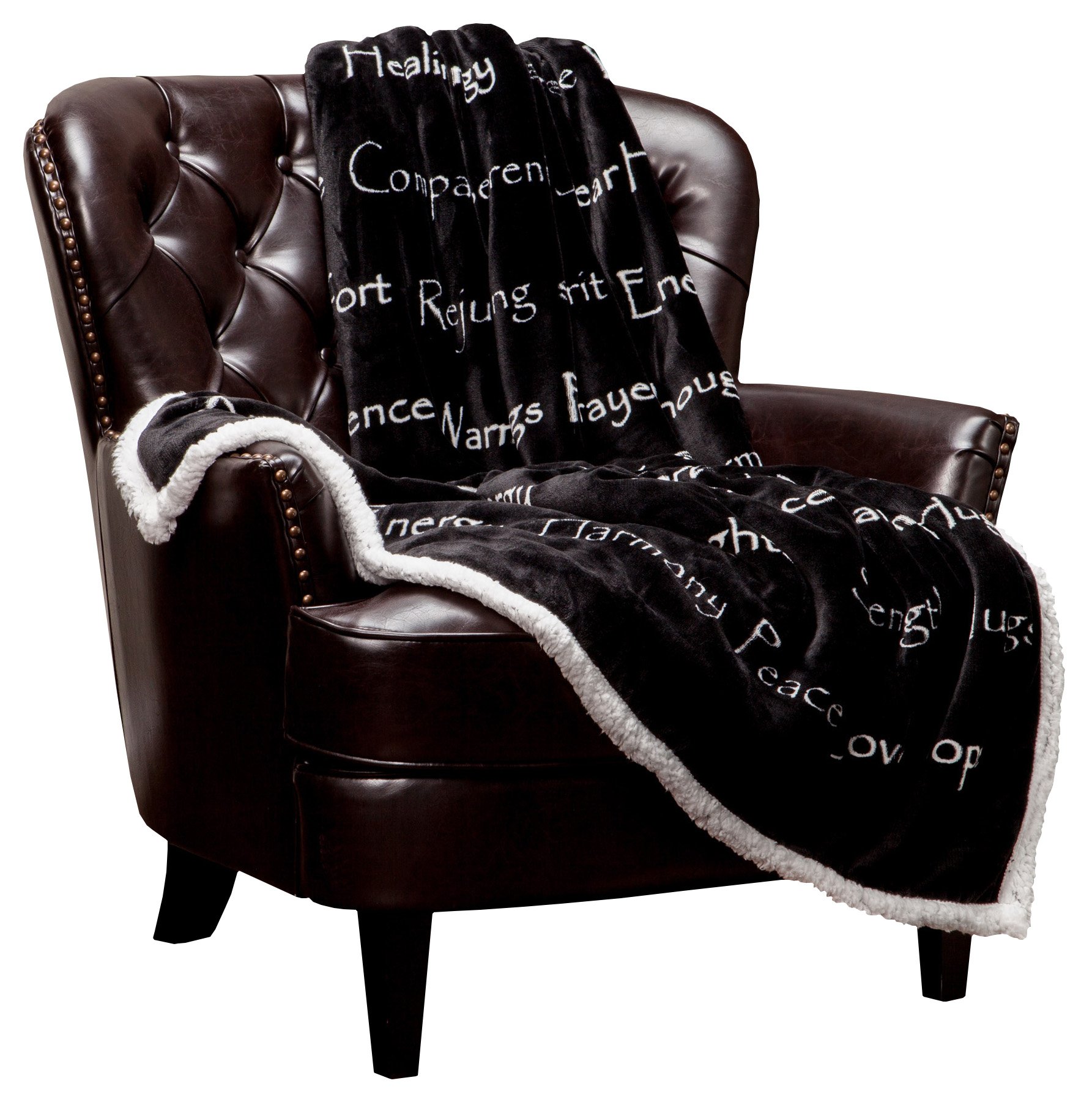 ChanasyaPremium Sympathy Warm Hugs Gift Throw Blanket - Healing Gift Cancer Chemo Survivor Get Well Caring Gifts - Comfort Gift Blanket for Love Support Strength - Women Men Friend Grandpa - Black