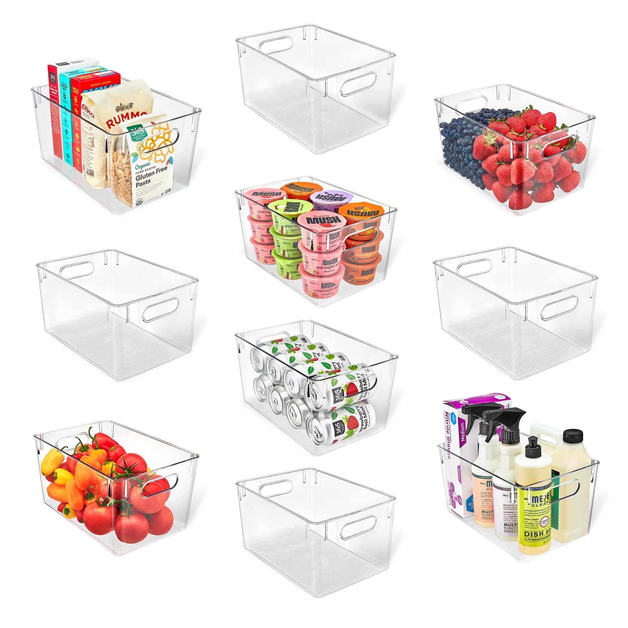 Lifemaster LMLRGST100 Cestino per frigo, 11, trasparente