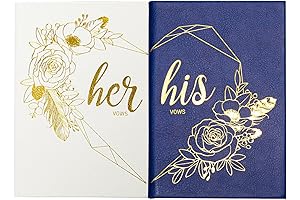 COFICE Vow Books for His and Hers: Eternalize Your Wedding Vows