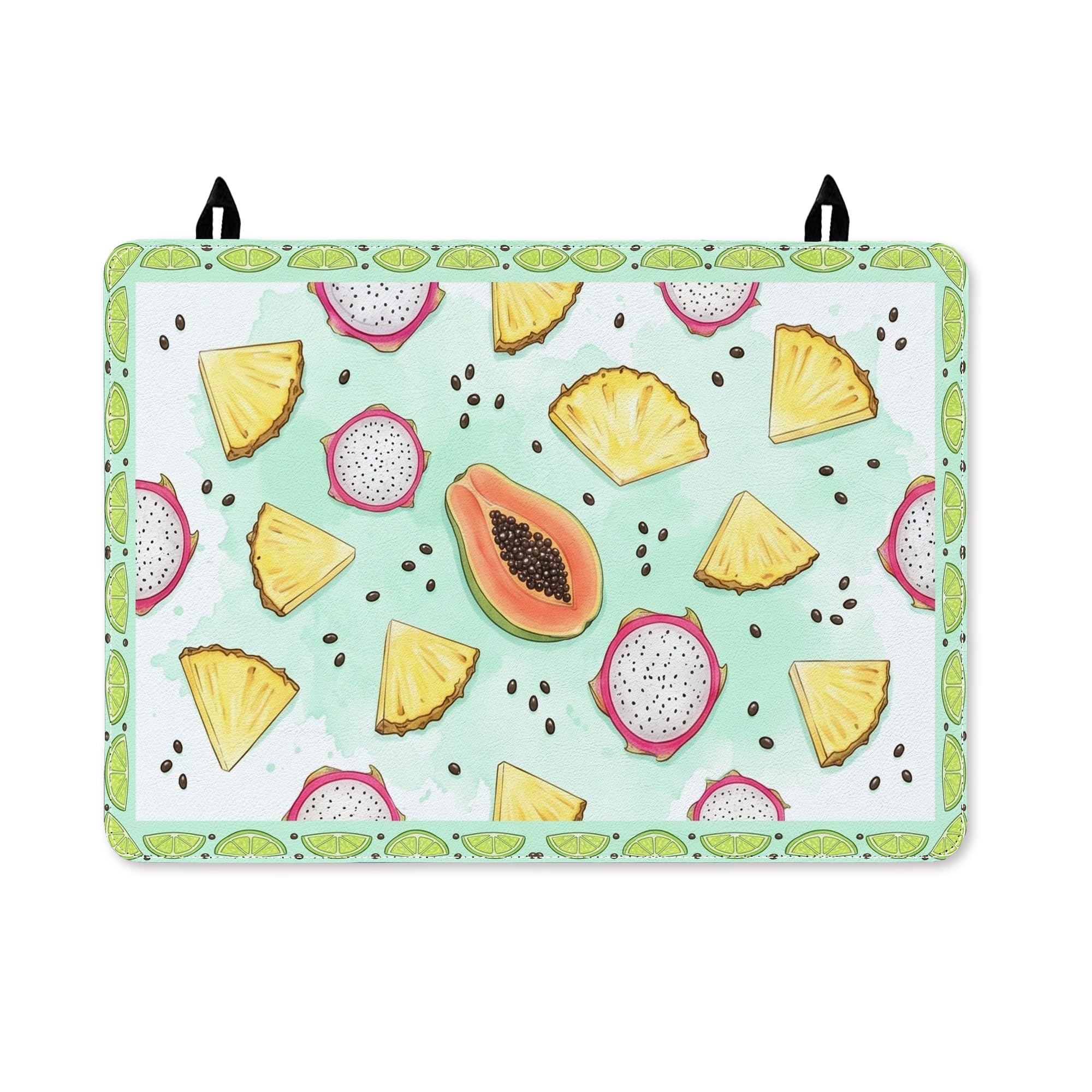 Housse de protection pour cuisinière électrique tapis antidérapant motif ananas dragon