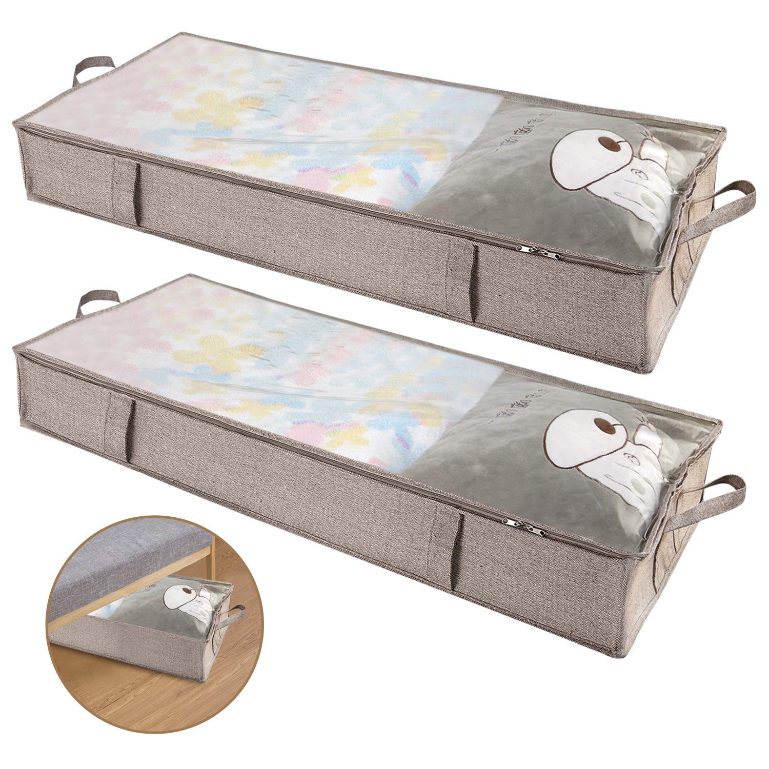 Caja almacenamiento bajo cama | Los mejores ejemplares de cajas.