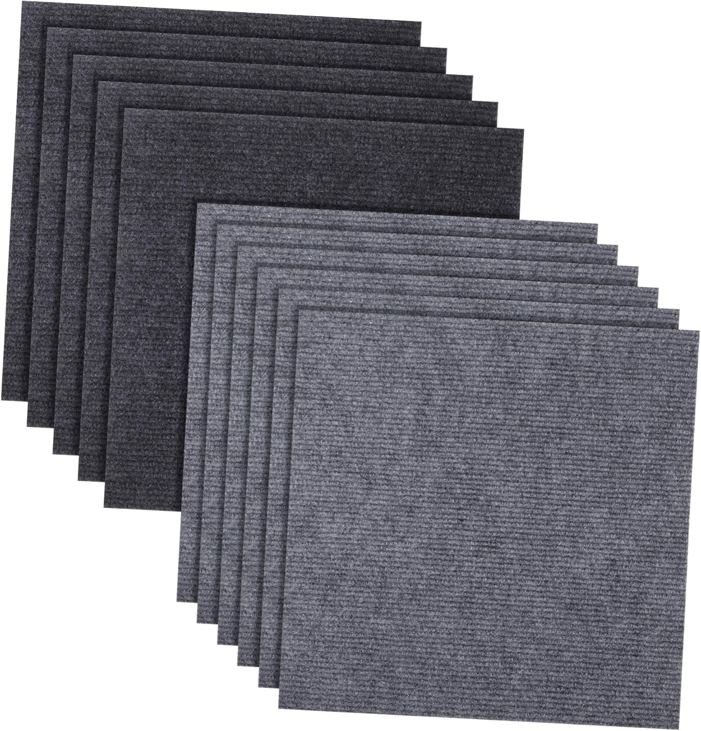 30Pcs Self Adhesive Non Slip Carpet Tiles for Home and Office Wear Resistant Floor Mats with Seamless Attachment for Creative Indoor Designs