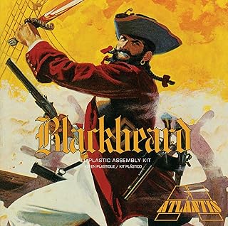 Blackbeard The Bloodthirsty Pirate 1/10 Plastic Model Kit Atlantis