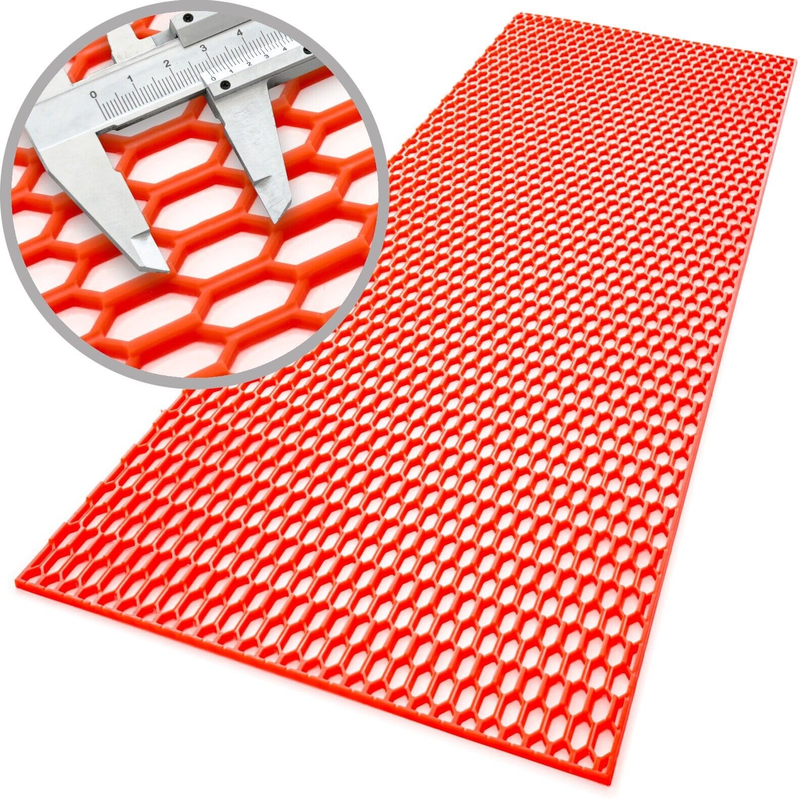 Griglia Racing In ABS Nera 120x40 Cm - Per Paraurti E Grembiuli Auto - Foto 6