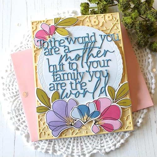 Miniatura 4 de Troqueles de metal para madre para hacer tarjetas, plantillas de corte para álbumes de recortes, álbum de fotos, plantilla decorativa de papel para