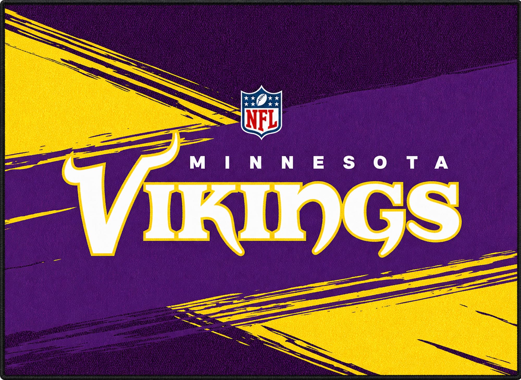 BERONAGE Minnesota Vikings dywan piłkarski NFL 100 x 130 cm - Skol Nation