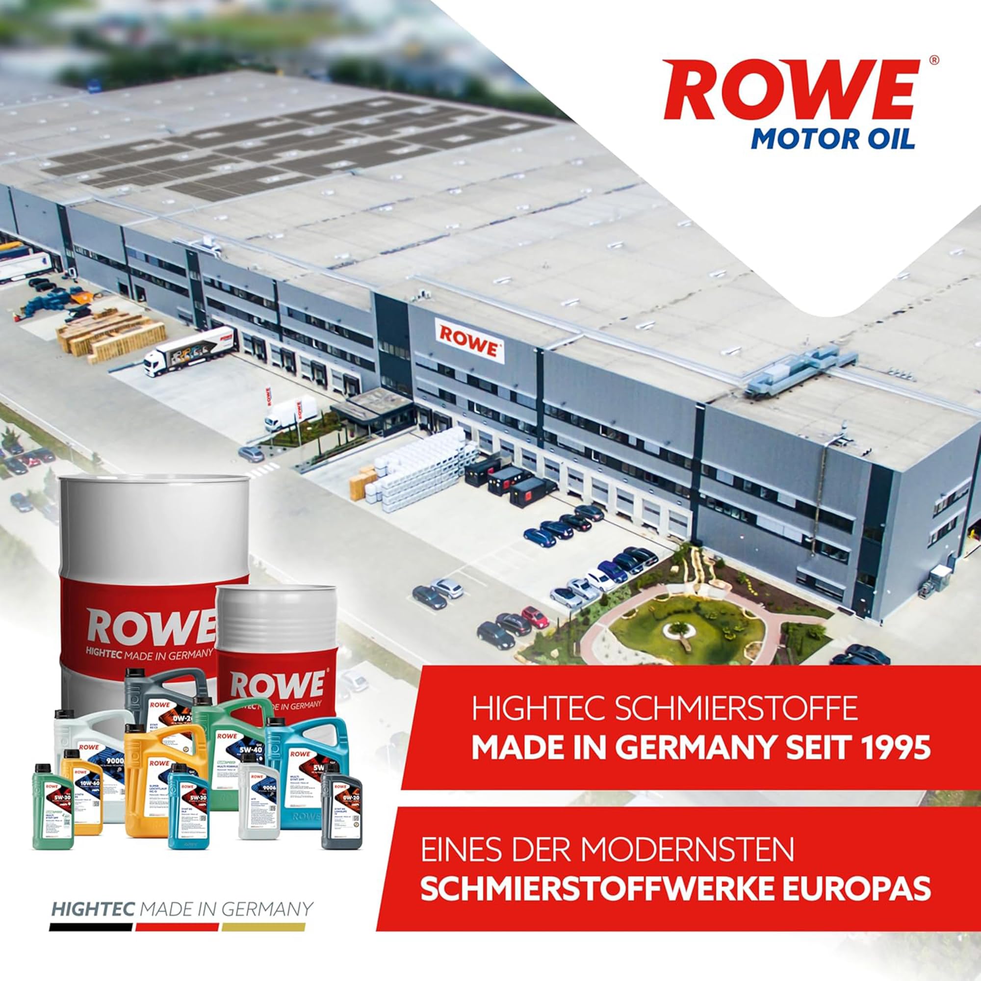 Rowe 20068-0050-03 Hightec Synthetik Motorenöl, 5L Volumen | 20068-0050-99, Hightec Synt Rsi SAE 5W-40