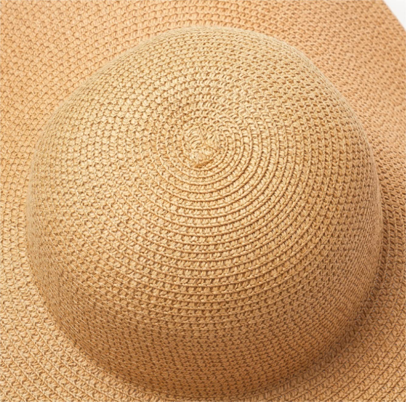 Sombrero de Playa para Mujer, de Paja, de ala Ancha, para Verano, para Mujer (Bruin 6 7/87 1/8)