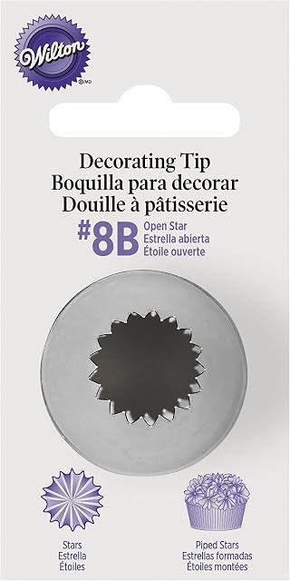 Wilton Open Star Piping Tip #8B