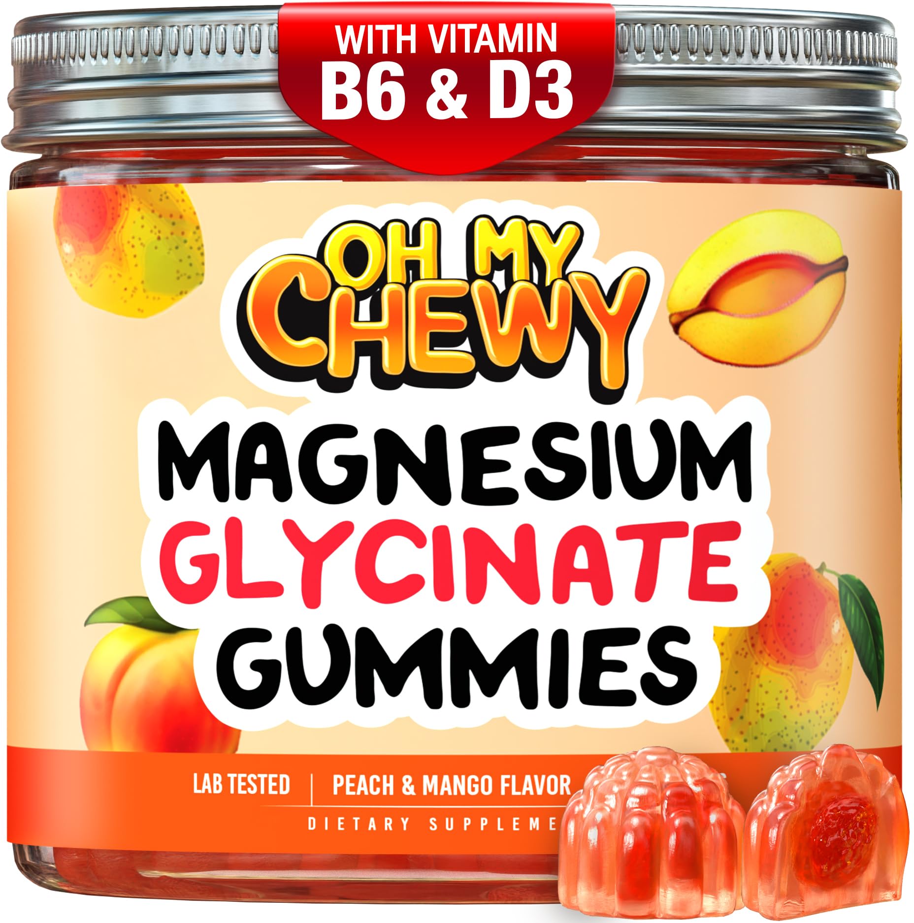 Oh My Chewy Center-Filled Magnesium Gummies