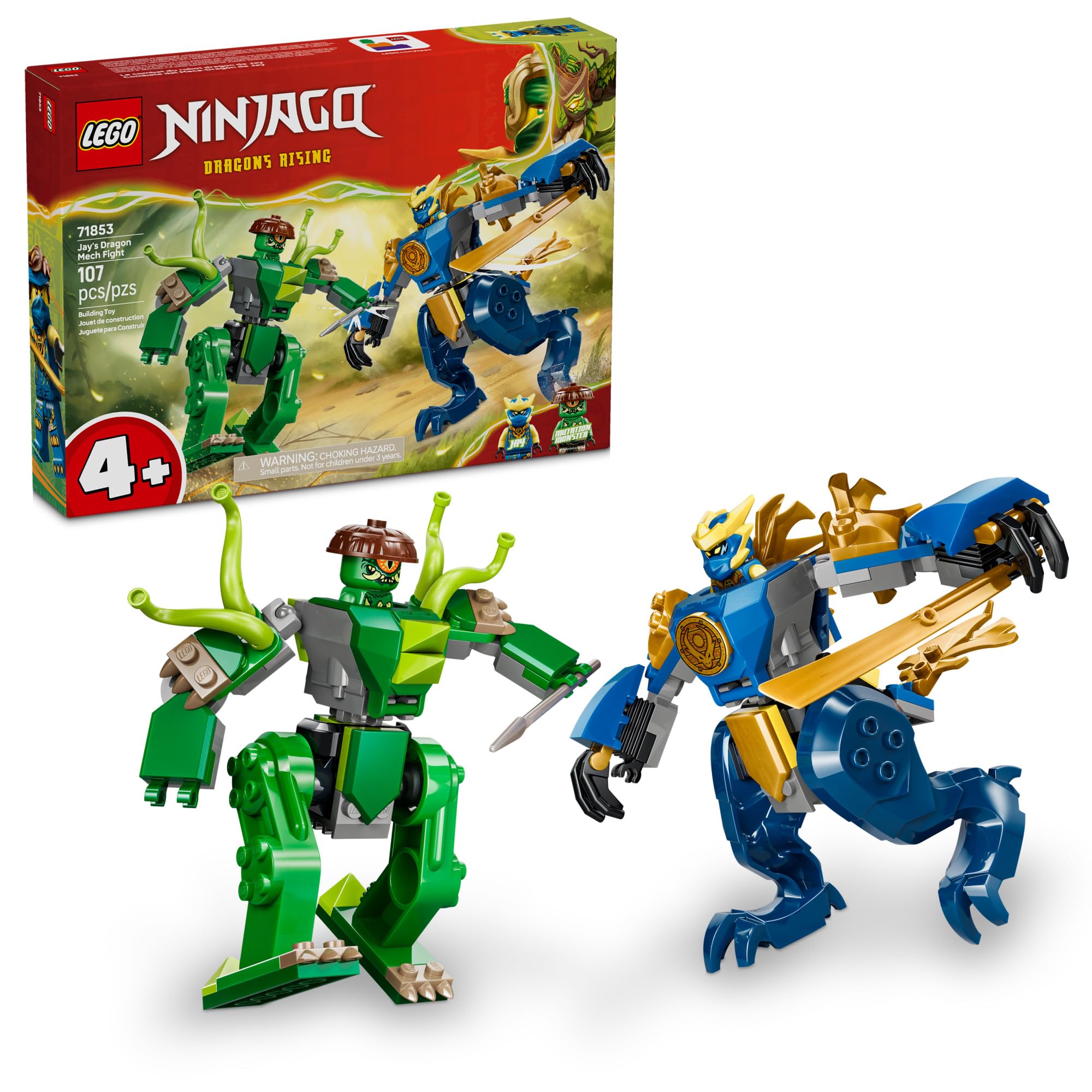 レイ Amazon.com: LEGO NINJAGO Jay's Dragon Mech Fight Building Toy