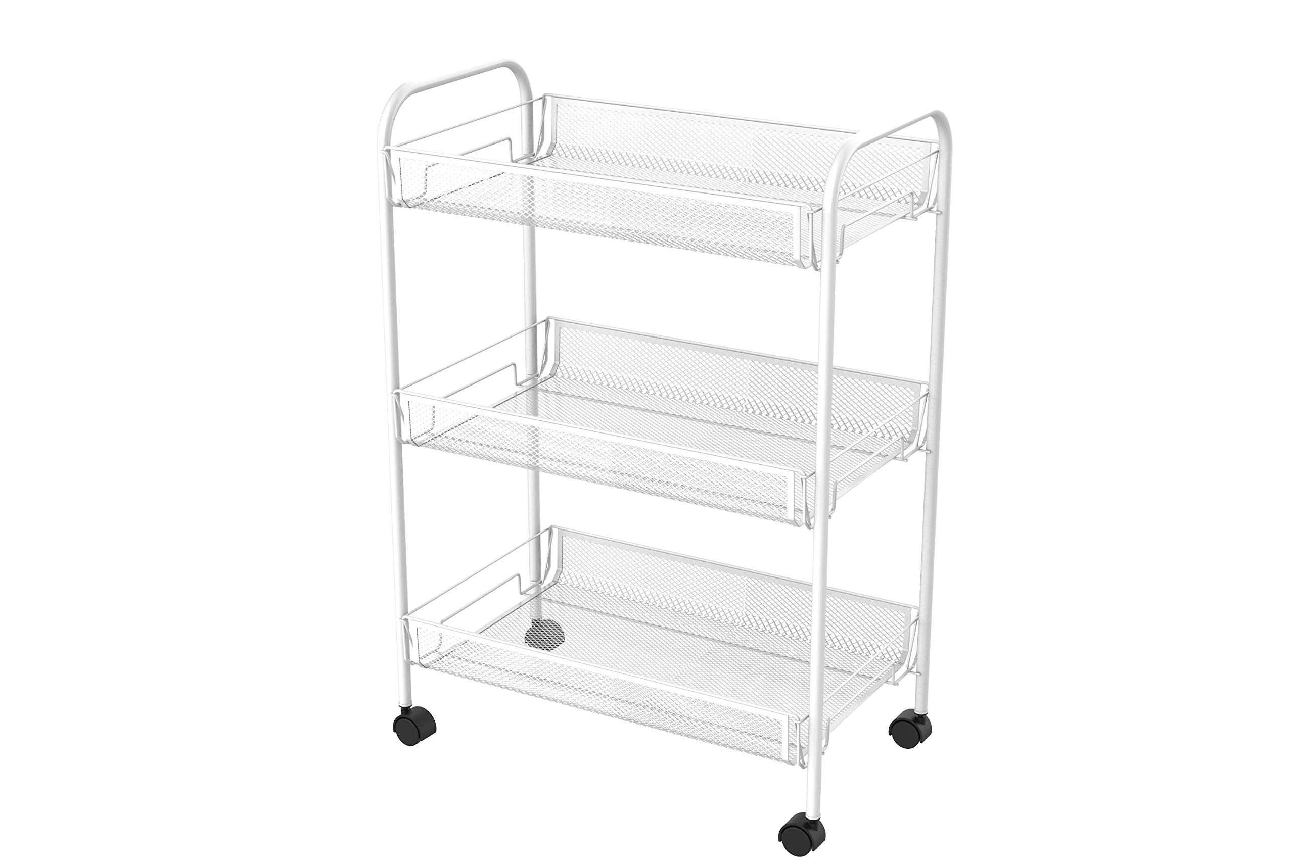 See full amazon price history chart for SEVVY - 3-Tier Mesh Rolling Cart/Mesh Trolley - Household Utility Cart for Home & Kitchen, Living Room - File & Stationery Storage for Office, Study - White SEVVY - 3-Tier Mesh Rolling Cart/Mesh Trolley - Household Utility Cart for Home & Kitchen, Living Room - File & Stationery Storage for Office, Study - White (B08KWB47ZN) Amazon Price History, Amazon Price Tracker