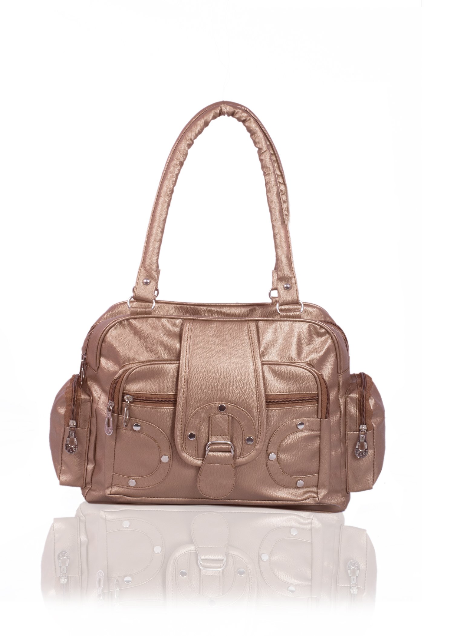 Ankita Fashion Women Satchel Handbag PU (Bronze) (B07D6Q2XP7) Amazon Price History, Amazon Price Tracker