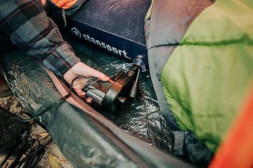 Miniatura 3 de Stansport Bomba De Aire Eléctrica De Alto Volumen (439), Negro