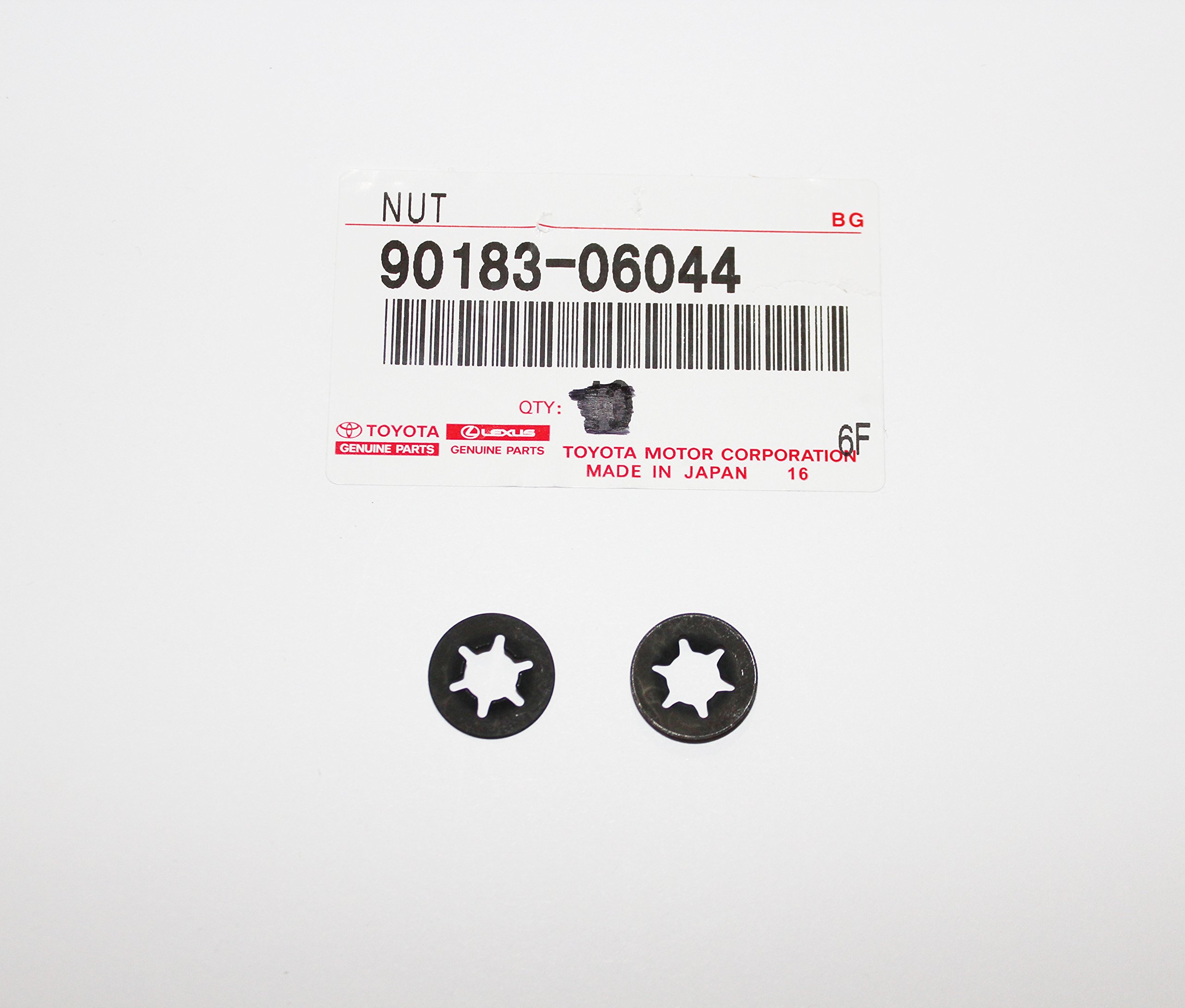 Lexus Genuine Factory 2 EMBLEM NUTS 90183-06044