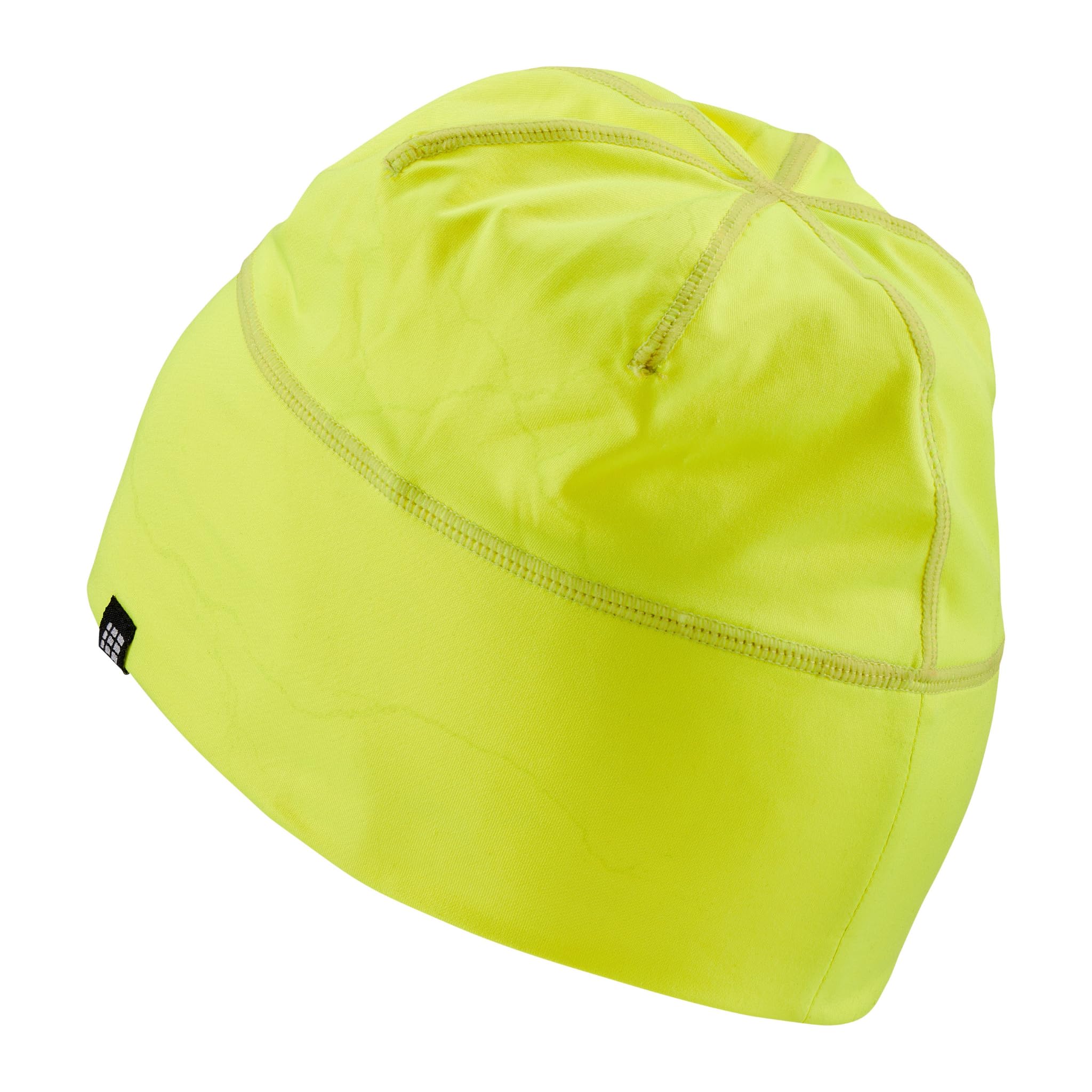 CEP - Winter Beanie - Atmungsaktive Laufmütze Reflective für Damen und Herren | Reflektierende, rutschfeste Beanie Mütze gegen Kälte | Sport Mütze mit Wärmeisolation neon gelb