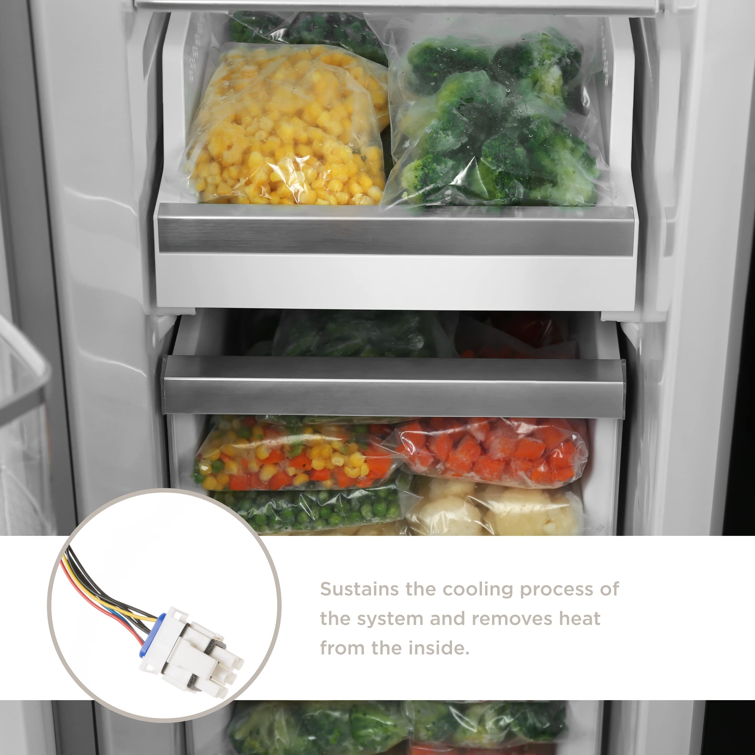 DC12V FRIGORIFERO RICAMBIO Evaporatore Ventilatore Motore Per LG - Foto 12