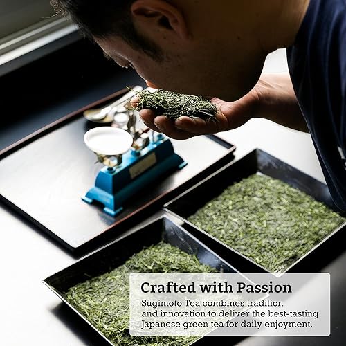 Miniatura 5 de Sugimoto Tea Matcha Genmaicha - Bolsitas de té 60 unidades 3 unidades color verde