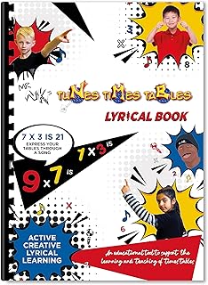 Mr NK's Tunes Times Tables Lyrical Book. The Braille Version Limited Edition: Fill In The Balnks Lyrical Book -Braille Version Limited Edition  