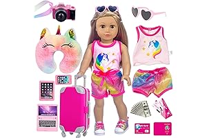 23 Pcs American Girl Dolls Accessories Travel Gear