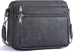 MUIIKOLA crossbody bag for women, shoulder bag for women, leather shoulder bag, wide soft strap