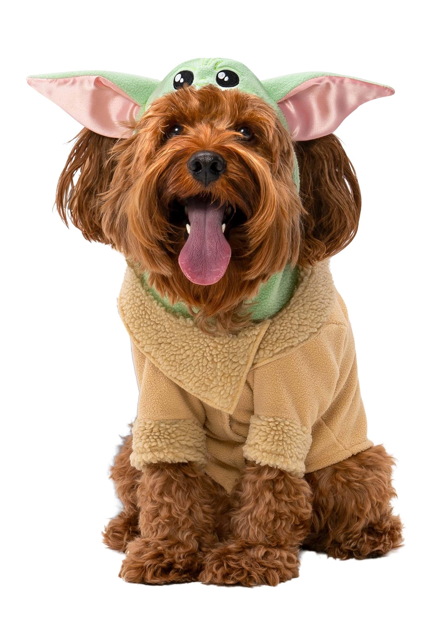 Grogu Pet Sweat à Capuche Anti-Courants d'Air pour Chien Star Wars