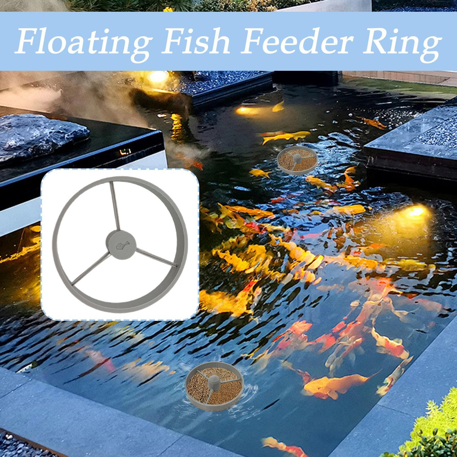 Produktbild von Fischringring | Fischfutter Schweben, Runde Accessoires Für