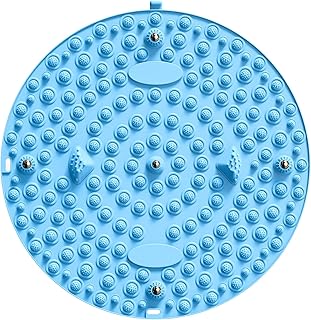 足ツボマット Ziifun 指圧ボード 足裏マッサージ 足ツボ押し フットマッサージャーマット 家庭用 人間工学 足ツボ マット 疲労軽減 足つぼ 指圧マット ブルー (35cm)