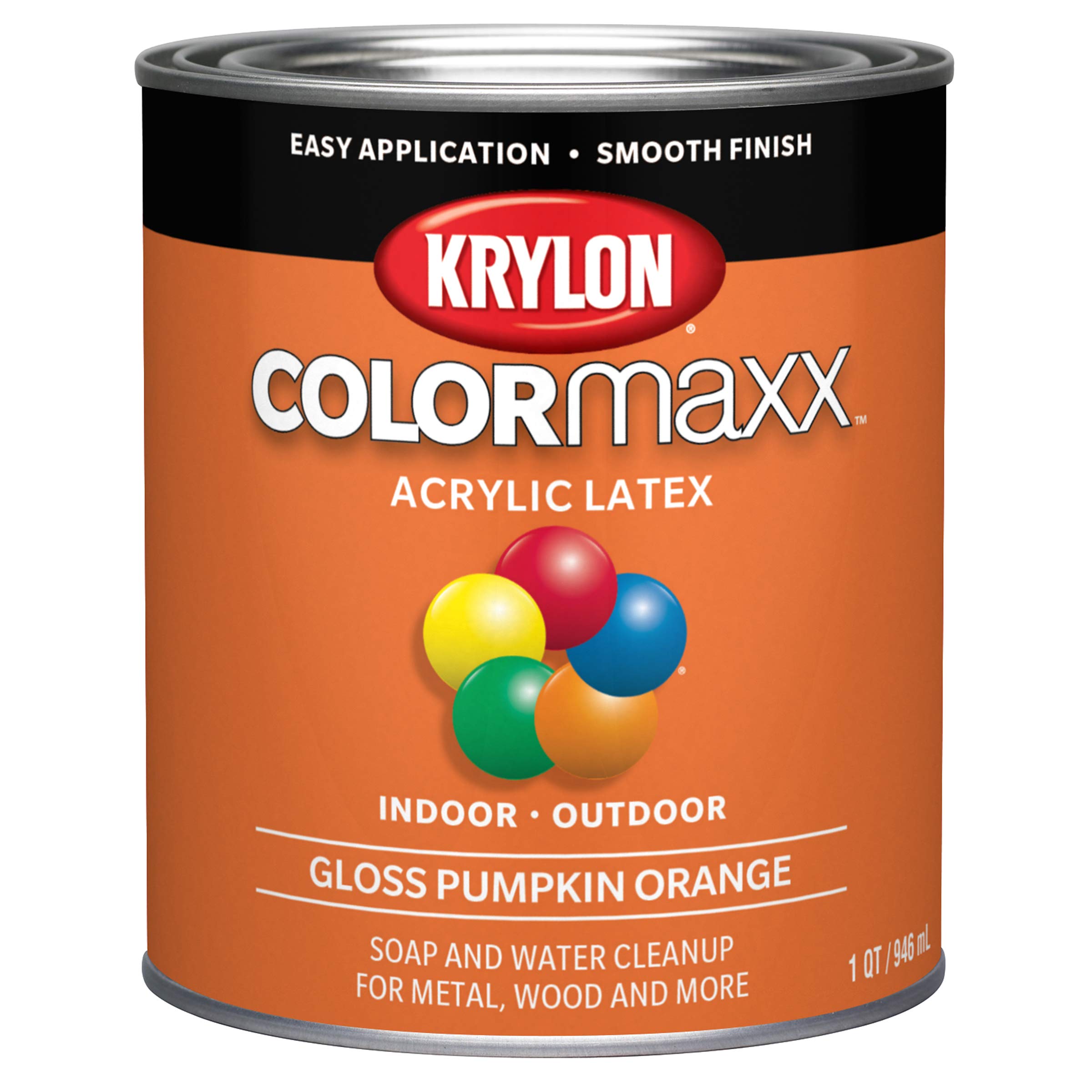 Buy Krylon K05643007 COLORmaxx Acrylic Latex Brush On Paint for Indoor