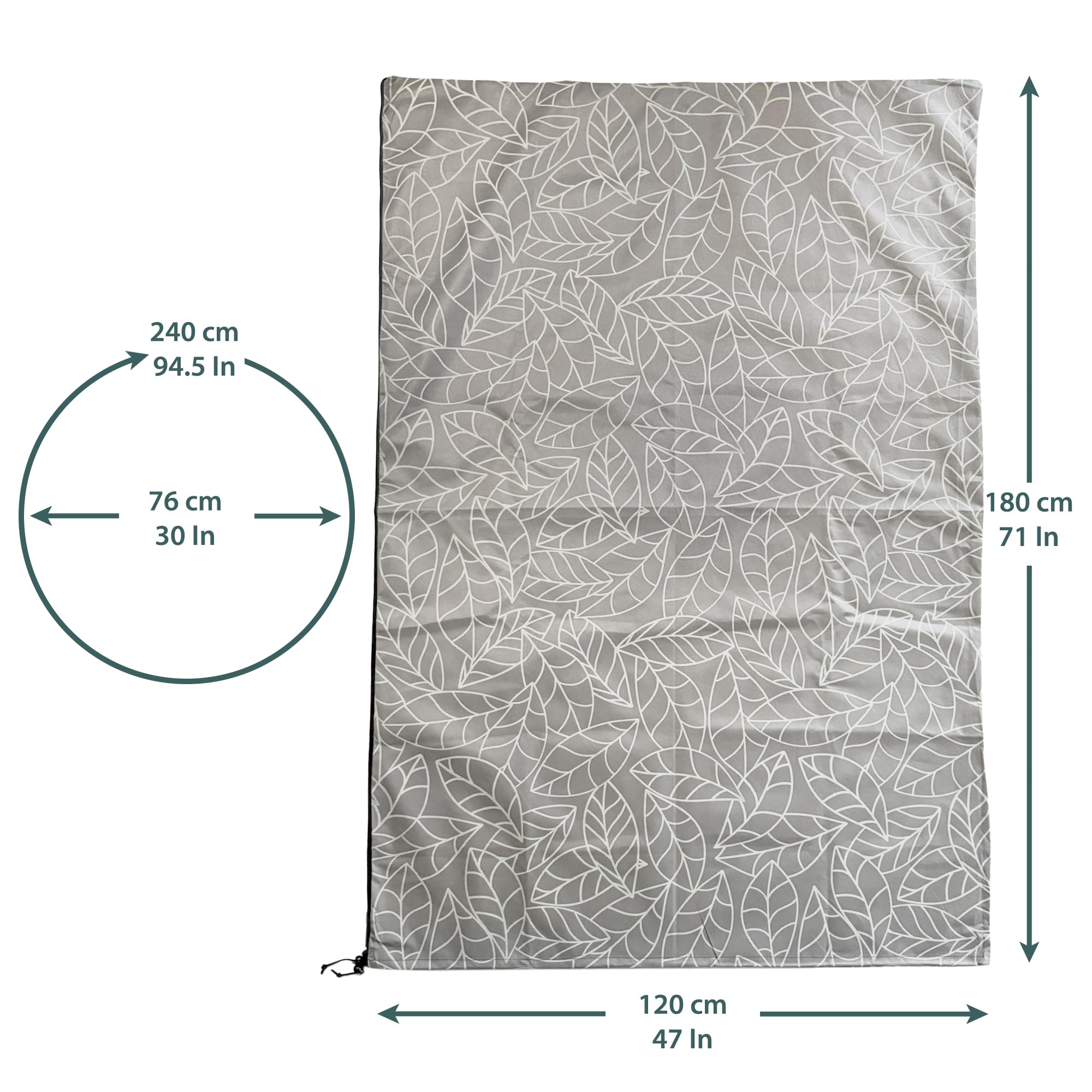UB-STORE Plant Covers Freeze Protection 47"x71" in 2 Pack, Brown, 47 x 71 In - Image 4