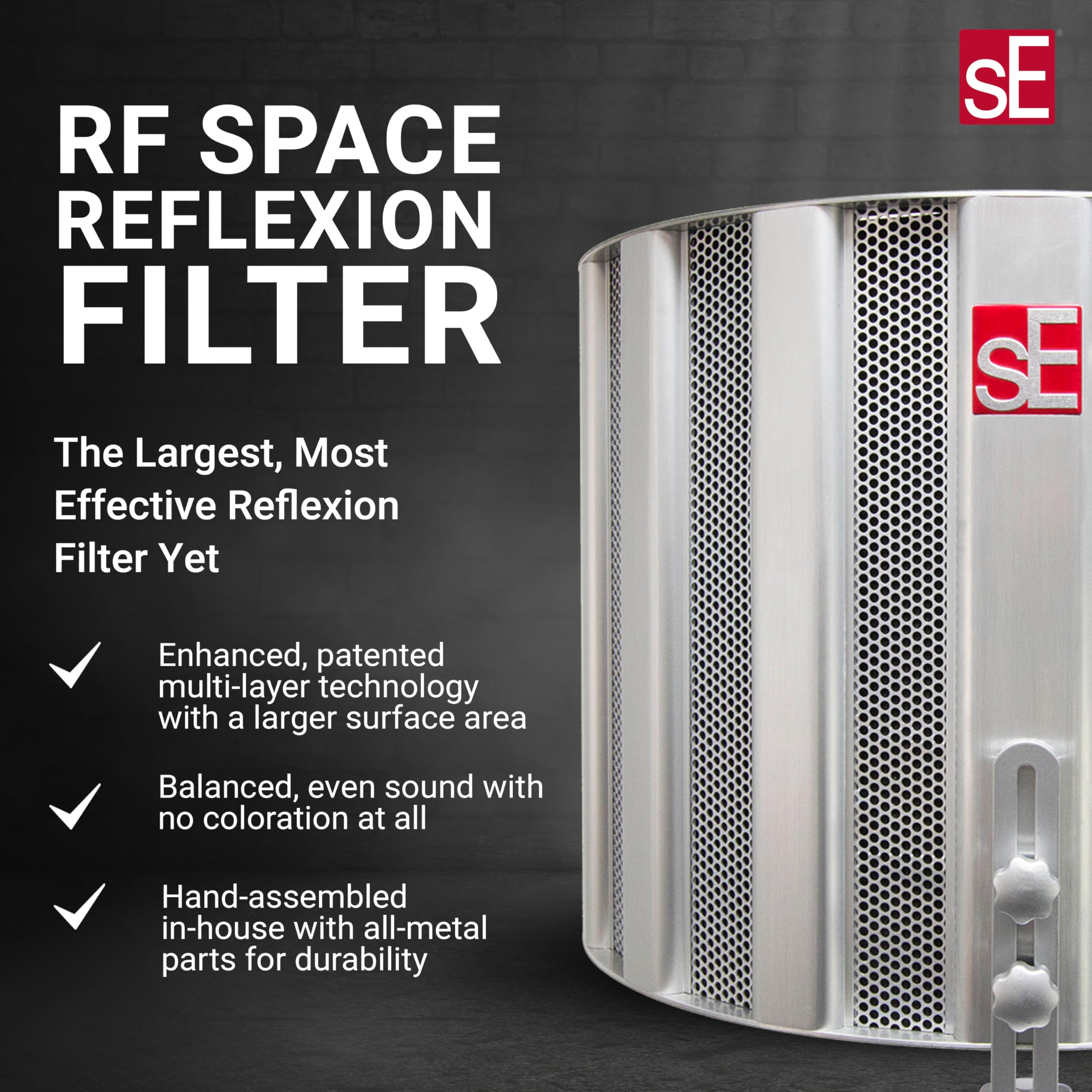 配信機器・PA機器・レコーディング機器 SE ELECTRONICS REFLEXION FILTER SPACE Amazon.com: SE ELECTRONICS RF Space Reflexion Filter Portable