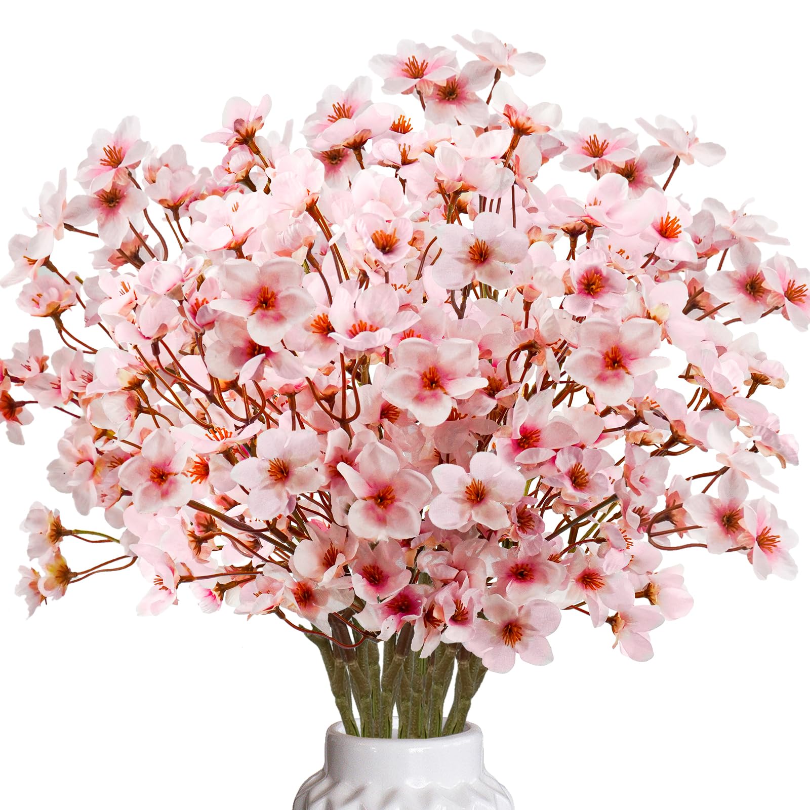 obbsie 24-Piece Artificial Cherry Blossom Set