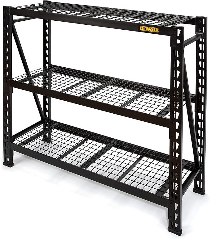 DEWALT 4Foot Tall, 3 Shelf Steel Wire Deck Industrial