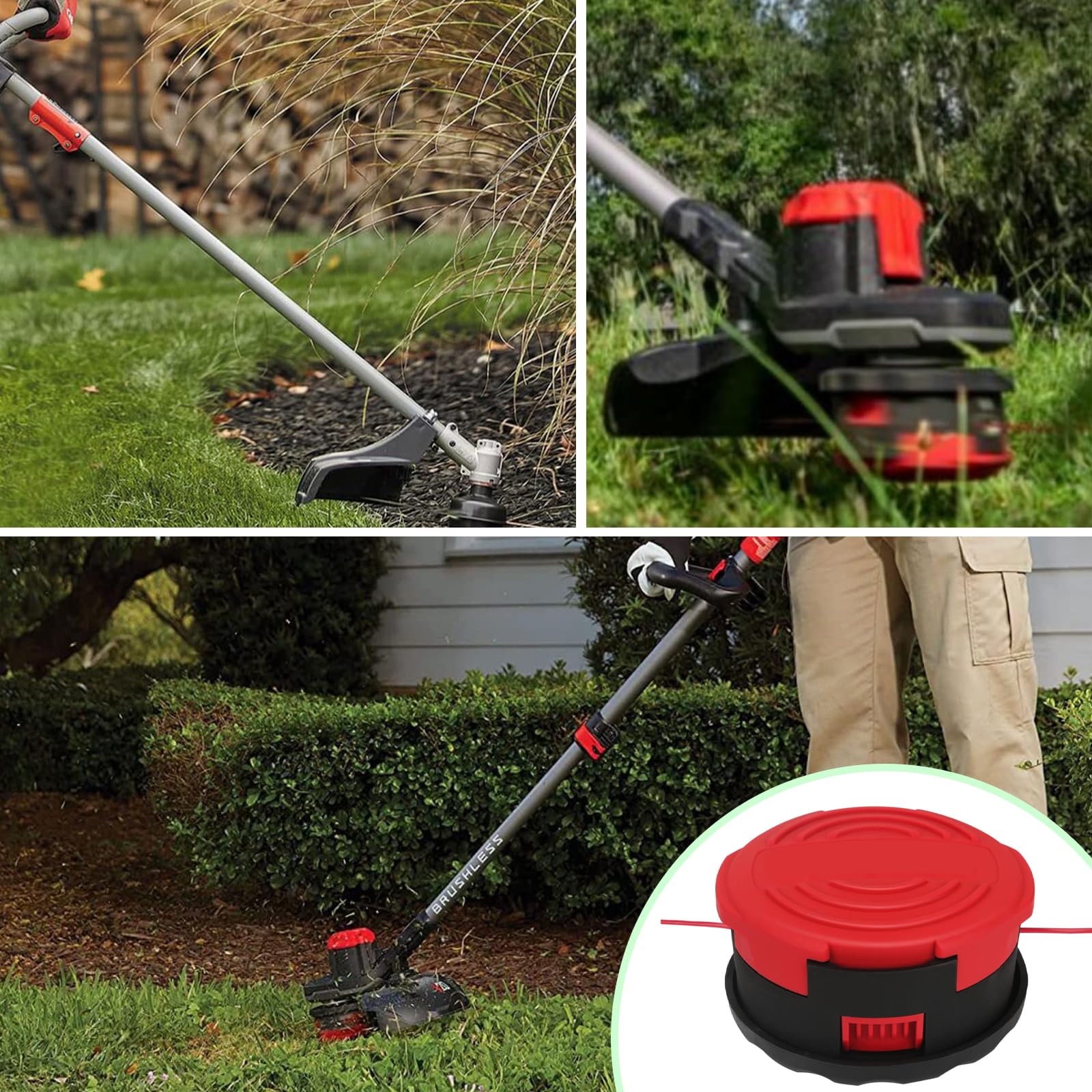 Amazon.com: CMZST260H Trimmer Head Cap Cover + Spring + Base