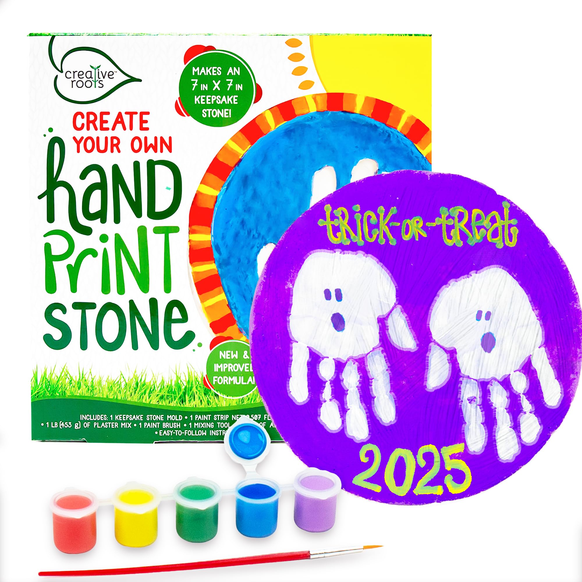 Creative Roots Create Your Own Handprint Stone by Horizon Group USA
