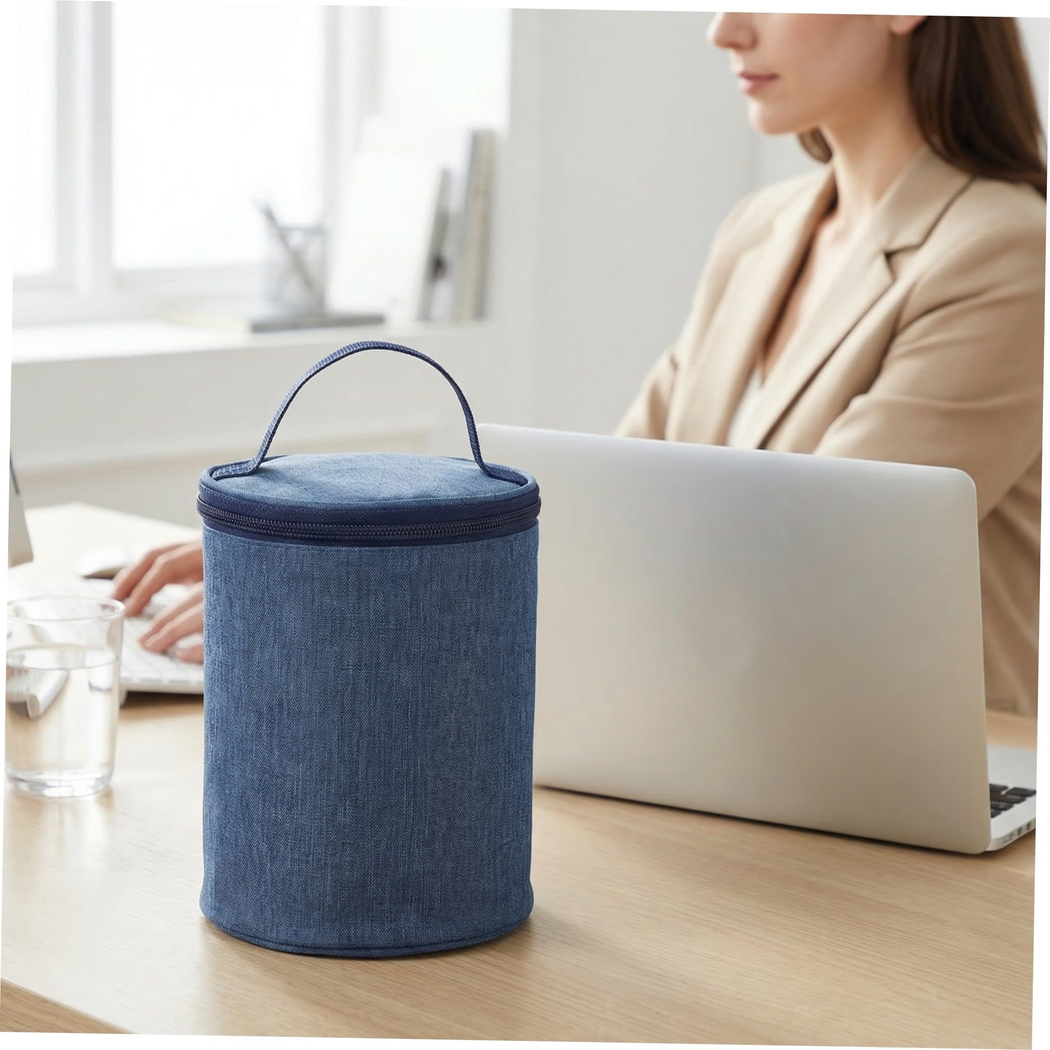 Paquet Isotherme Portable Toile Résistante pour Tasse et Bol Pratique