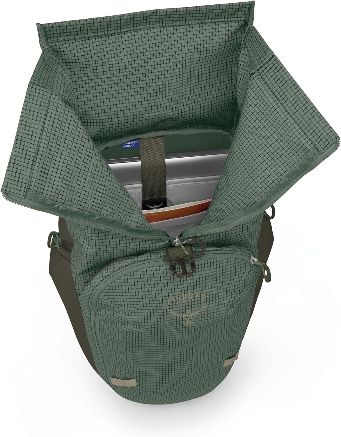 Osprey Transporter Roll Top Commuter Backpack, Pine Leaf
